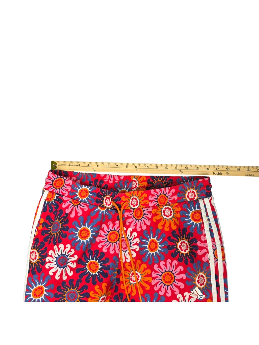 Adidas x FARM Rio Floral Flare Track Pants XL Retro Tropical Athleisure - Picture 9 of 14